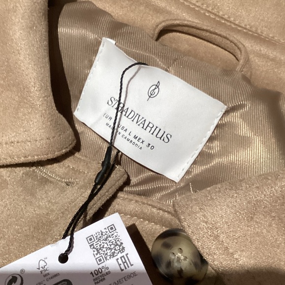 Stradivarius Tan Fringe Jacket - Picture 4 of 7